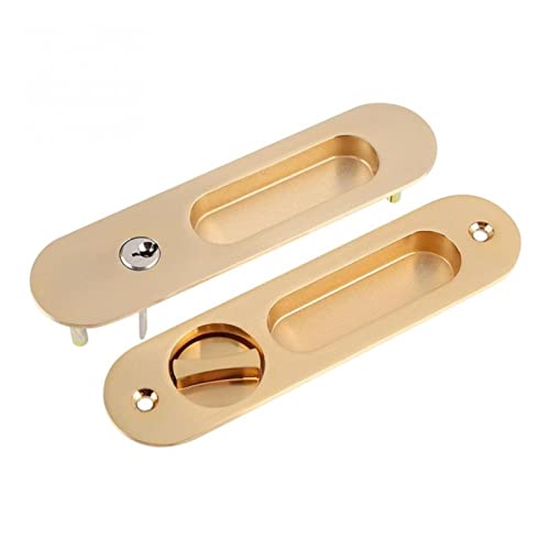 Türgriffe Sets, Griffschlösser Schiebetürschloss Griff mit Schlüsseln Holzmöbel Hardware Türriegelschloss von dvnFWKc