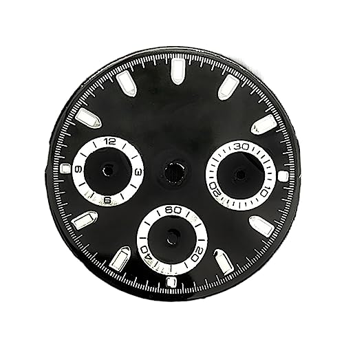 dvnFWKc Ersatz Zifferblatt, 29mm Zifferblatt VK63 Bewegung Grün Leucht Zifferblätter Reparatur Teile Uhr Gesichter Ersatz von dvnFWKc
