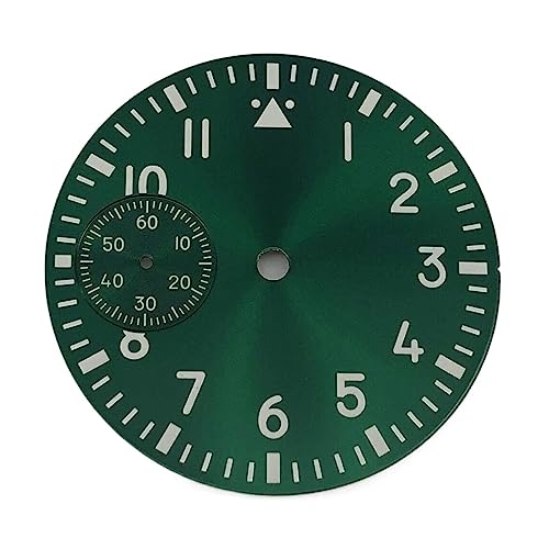 dvnFWKc Ersatz Zifferblatt, Uhrenteile, 37 mm Zifferblatt, grün Leuchtend, passend for ETA6497 for ST3600-Uhrwerk dvnFWKc Ersatz Zifferblatt, Uhrenteile, 37 mm Zifferblatt, grün Leuchtend, passend for ETA6497 for ST3600-Uhrwerk von dvnFWKc