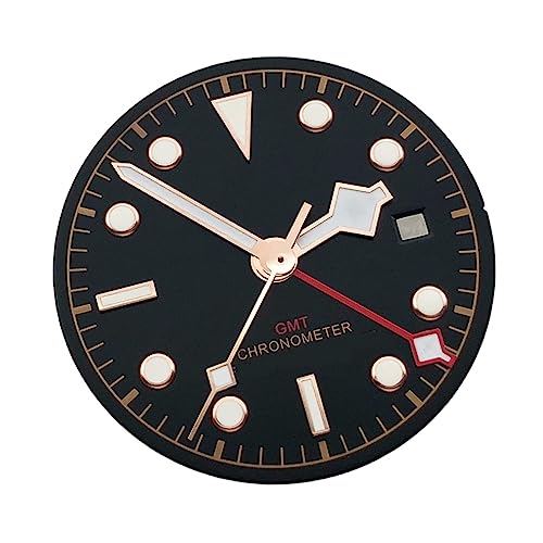 dvnFWKc Ersatz Zifferblatt, Uhrenteile 30,5 mm steriles Zifferblatt + Vier Zeiger GMT passen gut for 3804-Uhrwerk dvnFWKc Ersatz Zifferblatt, Uhrenteile 30,5 mm steriles Zifferblatt + Vier Zeiger GMT passen gut for 3804-Uhrwerk von dvnFWKc