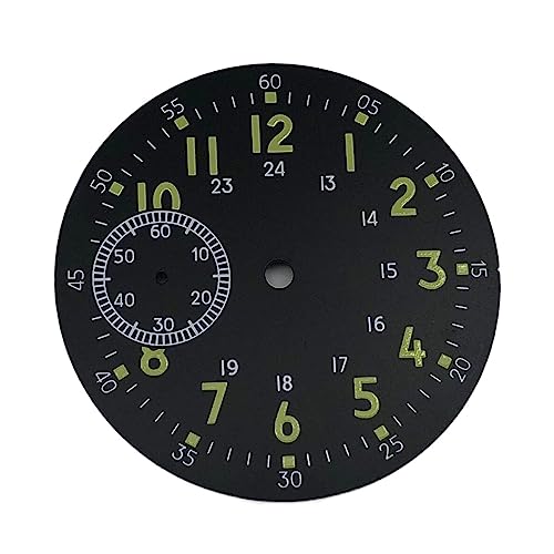 dvnFWKc Ersatz Zifferblatt, Uhrenteile 38,9 mm Zifferblatt grün Leuchtend passend for ETA6497 ST3600 Uhrwerk dvnFWKc Ersatz Zifferblatt, Uhrenteile 38,9 mm Zifferblatt grün Leuchtend passend for ETA6497 ST3600 Uhrwerk von dvnFWKc