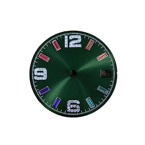 dvnFWKc Ersatz Zifferblatt, Uhrenzifferblatt mit Sonnenmuster, Regenbogen-Skala, Zifferblätter, Uhrenersatz, Modifikationszubehör dvnFWKc Ersatz Zifferblatt, Uhrenzifferblatt mit Sonnenmuster, Regenbogen-Skala, Zifferblätter, Uhrenersatz, Modifikationszubehör von dvnFWKc