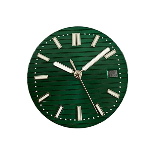 dvnFWKc Ersatz Zifferblatt, Uhrenzubehör-Set, grüner Leuchtstreifen, 30,5 mm Zifferblatt + Uhrzeiger, Ersatzteile dvnFWKc Ersatz Zifferblatt, Uhrenzubehör-Set, grüner Leuchtstreifen, 30,5 mm Zifferblatt + Uhrzeiger, Ersatzteile von dvnFWKc