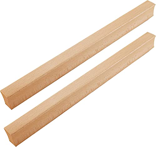 dvnFWKc Holzschubladenknöpfe ziehen Griffe, Holzgriffe, Schubladengriffe, 2 Stück, Kleiderschrank, massiver Schrankgriff von dvnFWKc