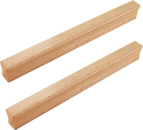 dvnFWKc Holzschubladenknöpfe ziehen Griffe, Holzgriffe, Schubladengriffe, 2 Stück, Kleiderschrank, massiver Schrankgriff von dvnFWKc
