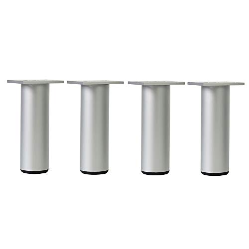 dvnFWKc Möbel Ersatzfuß, 4er-Set Möbelbeine aus Metall, Sofafüße aus Aluminiumlegierung, verstellbare Schrankfüße, Ersatzbeine for Möbel von dvnFWKc