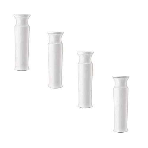 dvnFWKc Möbel Ersatzfuß, Couch-Ersatzfüße, Möbelbeine aus Metall, 4 x Schrankstützbeine aus Aluminiumlegierung von dvnFWKc