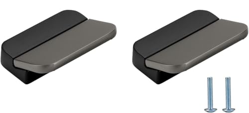 dvnFWKc Schrank zieht, 2 Stück bündiger Griff, versteckter Klappschubladengriff, mattes Finish, versteckte Installation von dvnFWKc