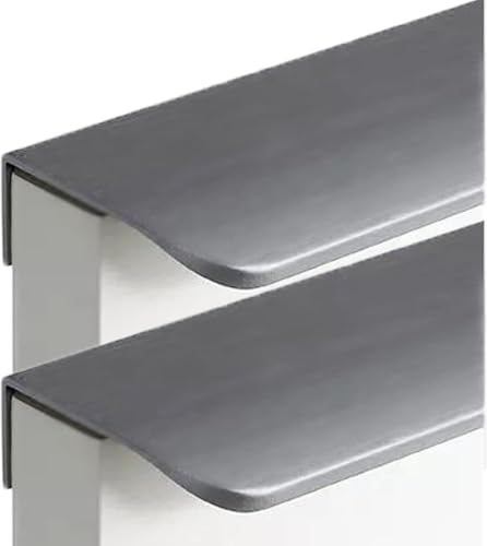 dvnFWKc Schrank zieht, 2 Stück versteckter Griff aus Aluminiumlegierung und unsichtbarer Türgriff mit Fingerkante von dvnFWKc