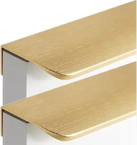 dvnFWKc Schrank zieht, Schubladenkantengriff, versteckter Griff aus Aluminiumlegierung, Fingerkantengriff, Schubladengriff, 2 Stück von dvnFWKc