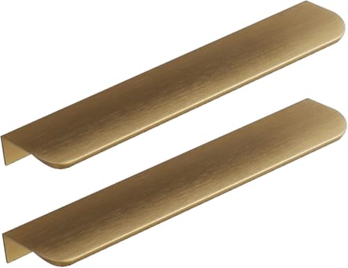 dvnFWKc Schrank zieht, Versteckter Griff aus Aluminiumlegierung, unsichtbarer Türgriff, Kleiderschrankgriff, Fingerkantengriff, 2 Stück von dvnFWKc