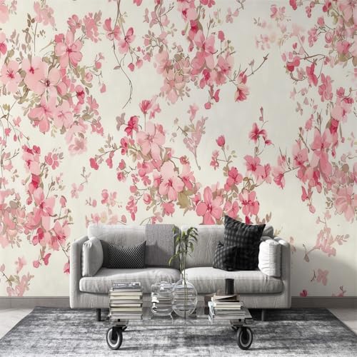 Fototapete Natur Selbstklebende Tapete Pfirsichblüten-Blumen Wandtapete Deko Seidenstoff, Vlies 3D Effekt - Abziehen & Aufkleben - 150x105cm - Rosa L11 Fototapete Natur Selbstklebende Tapete Pfirsichblüten-Blumen Wandtapete Deko Seidenstoff, Vlies 3D Effekt - Abziehen & Aufkleben - 150x105cm - Rosa L11 von dyausi
