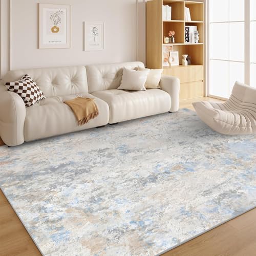 dyausi Abstrakt Teppich Retro Wohnzimmer - Blumen Rutschfester Carpet für Esszimmer, Kinderzimmer, Büro, Schlafzimmer 100x200 cm - G87 von dyausi