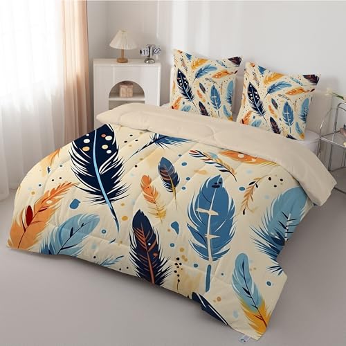dyausi Bettdecke 155x220 Zickzack Geometrie Ganzjahresdecke - Patchwork Marmor Bettdecke Ohne Bezug - 4 Jahreszeiten Bettdecken 155x220 - Wende-Design Steppdecke Schlafdecke, H-176 von dyausi
