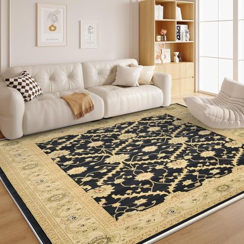 dyausi Blumen Teppich Blumen Wohnzimmer - Bohème Weiche Kurzflor Carpet für Schlafzimmer, Kinderzimmer, Küche 140x200 cm - G110 dyausi Blumen Teppich Blumen Wohnzimmer - Bohème Weiche Kurzflor Carpet für Schlafzimmer, Kinderzimmer, Küche 140x200 cm - G110 von dyausi
