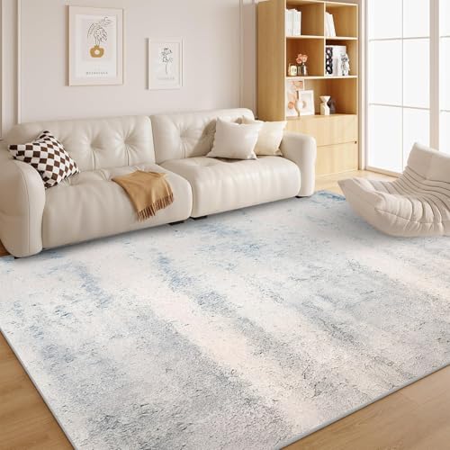 dyausi Bohème Teppich 100x200 Waschbarer Anthrazit Antirutsch Schlafzimmer Weicher Kurzflor - Abstrakt Carpet für Wohnzimmer, Kinderzimmer, Küche, Esszimmer - G78 von dyausi