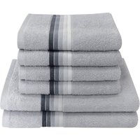Dyckhoff Handtuch Set "Chenille", Set, 6 tlg., Frottier, Set beinhaltet: 4x Handtuch (50x100cm) und 2x Duschtuch (70x140cm) von dyckhoff