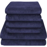 Dyckhoff Handtuch Set "City Lights", Set, 6 tlg., Walkfrottier, 4 Handtücher (50x100cm), 2 Duschtücher (70x140cm) von dyckhoff