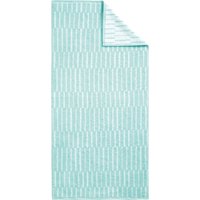 Dyckhoff Handtuch Set "Cool Mint Panels", (Set, 3 St., 2 Handtücher (50x100 cm)-1 Badetuch (70x140 cm) von dyckhoff