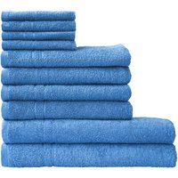Dyckhoff Handtuch Set "Kristall", Set, 10 tlg., Walkfrottee, mit feiner Bordüre, Duschtücher, Handtücher und Gästetücher von dyckhoff