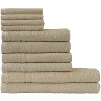 Dyckhoff Handtuch Set "Kristall", (Set, 10 St., 4 Handtücher 50x100 cm-2 Badetücher 70x140 cm-4 Gästetücher 30x30 cm) von dyckhoff