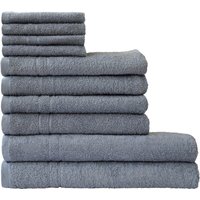 Dyckhoff Handtuch Set "Kristall", Set, 10 tlg., Walkfrottee, mit feiner Bordüre, Duschtücher, Handtücher und Gästetücher von dyckhoff