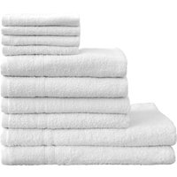 Dyckhoff Handtuch Set "Kristall", (Set, 10 St., 4 Handtücher 50x100 cm-2 Badetücher 70x140 cm-4 Gästetücher 30x30 cm) von dyckhoff