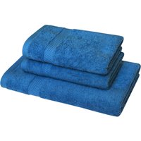 Dyckhoff Handtuch Set "Planet", Set, 3 tlg., Walkfrottier, 2 Handtücher (50x100cm), 1 Duschtuch (70x140cm) von dyckhoff