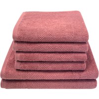 Dyckhoff Handtuch Set "Popcorn Streifen", Set, 6 tlg., Walkfrottier, 2 Badetücher (70x140 cm), 4 Handtücher (50x100 cm) von dyckhoff