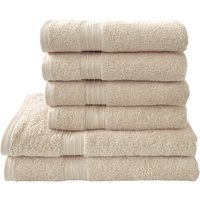 Dyckhoff Handtuch Set "Siena", Set, 6 tlg., Walkfrottier, in tollen Unifarben von dyckhoff