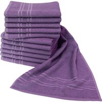 Dyckhoff Handtücher "Saphir Friseurhandtücher", (Packung, 12 St.), Farbecht und besonders strapazierfähig, 34x90 cm von dyckhoff