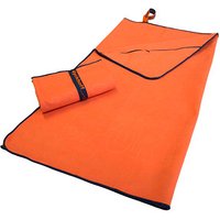 Dyckhoff Mikrofaser Handtuch mit Reißverschluss orange 80,0 x 180,0 cm von dyckhoff