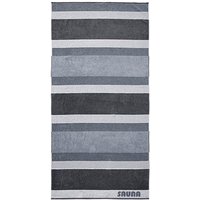 Dyckhoff Saunatuch XL Stripe grau 100,0 x 200,0 cm von dyckhoff