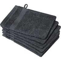 Dyckhoff Waschhandschuh "Planet", (Set, 6 tlg.), 450 g/m², aus reiner Baumwolle, trocknergeeignet von dyckhoff