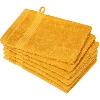 Dyckhoff Waschhandschuh "Planet", (Set, 6 tlg.), 450 g/m², aus reiner Baumwolle, trocknergeeignet von dyckhoff
