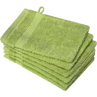 Dyckhoff Waschhandschuh "Planet", (Set, 6 tlg.), 450 g/m², aus reiner Baumwolle, trocknergeeignet von dyckhoff