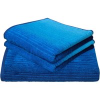 Dyckhoff Handtuch Set "Colori", Set, 3 tlg., Walkfrottee, 2 Handtücher & 1 Duschtuch,100% Bio Baumwolle, 450 g/m² von dyckhoff