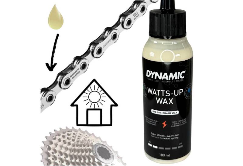 dynamic Fahrrad-Montageständer Dynamic Fahrrad Ketten Watts-Up Wax Indoor Rollen Trainer 100 ml von dynamic