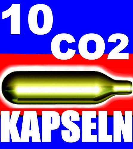 10 Stück Bierkapseln Bier Kapseln CO2 für BierMaxx Zapfprofi von Dynamic24