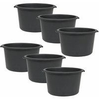 6x Bau Eimer Maurerbütt 40 Ltr. 6x1397-1104001 von dynamic24