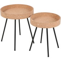 Beistelltisch, 2er Set CORK 19000-78 von dynamic24