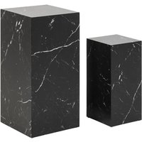 Dynamic24 - Beistelltisch 2er Set Schwarz 368299 Dynamic24 - Beistelltisch 2er Set Schwarz 368299 von dynamic24