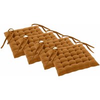 4x Stuhlkissen 38x38cm 4x1612172 von dynamic24