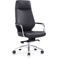 Bürostuhl Kunstleder-Optik schwarz 390481 von dynamic24