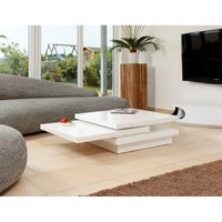 Couchtisch 120X80 cm weiß 398678 von dynamic24