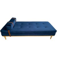 Daybed Samt blau 396186 von dynamic24