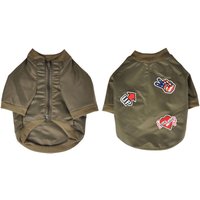 Dynamic24 - Jacke Hund Bomberjacke Gr. m khaki 6ANI862T35 von dynamic24