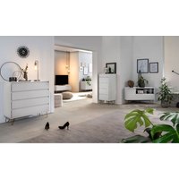 Kommode breit mit 4 Schubladen 393598 von dynamic24