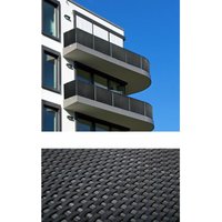 Polyrattan Sichtschutzmatte 300x90cm anthrazit SG03601-RD03 von dynamic24