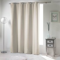 Vorhang 135x240cm beige blickdicht 1604327 von dynamic24